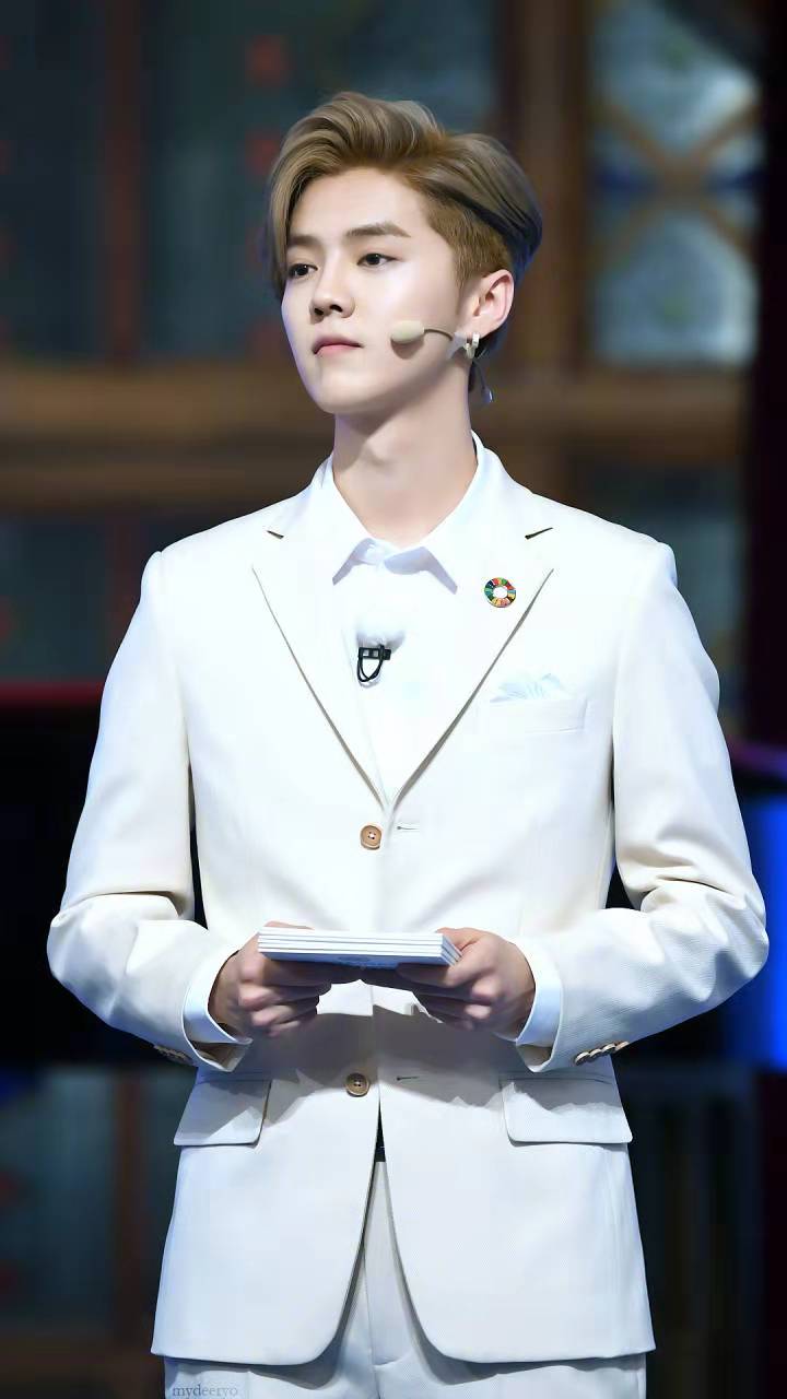 鹿晗穿搭真空西装,鹿晗西装怎么穿图片