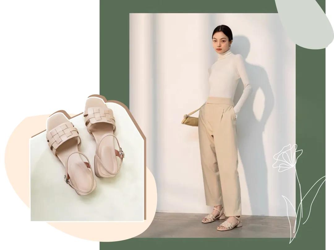 终于找到夏日百搭凉鞋了,高颜值超时髦百搭凉鞋