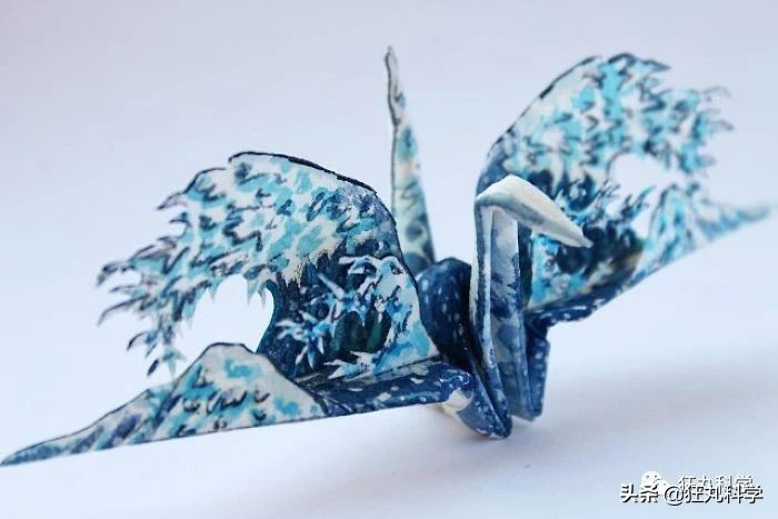 10种纸鹤折法,一天折50个千纸鹤