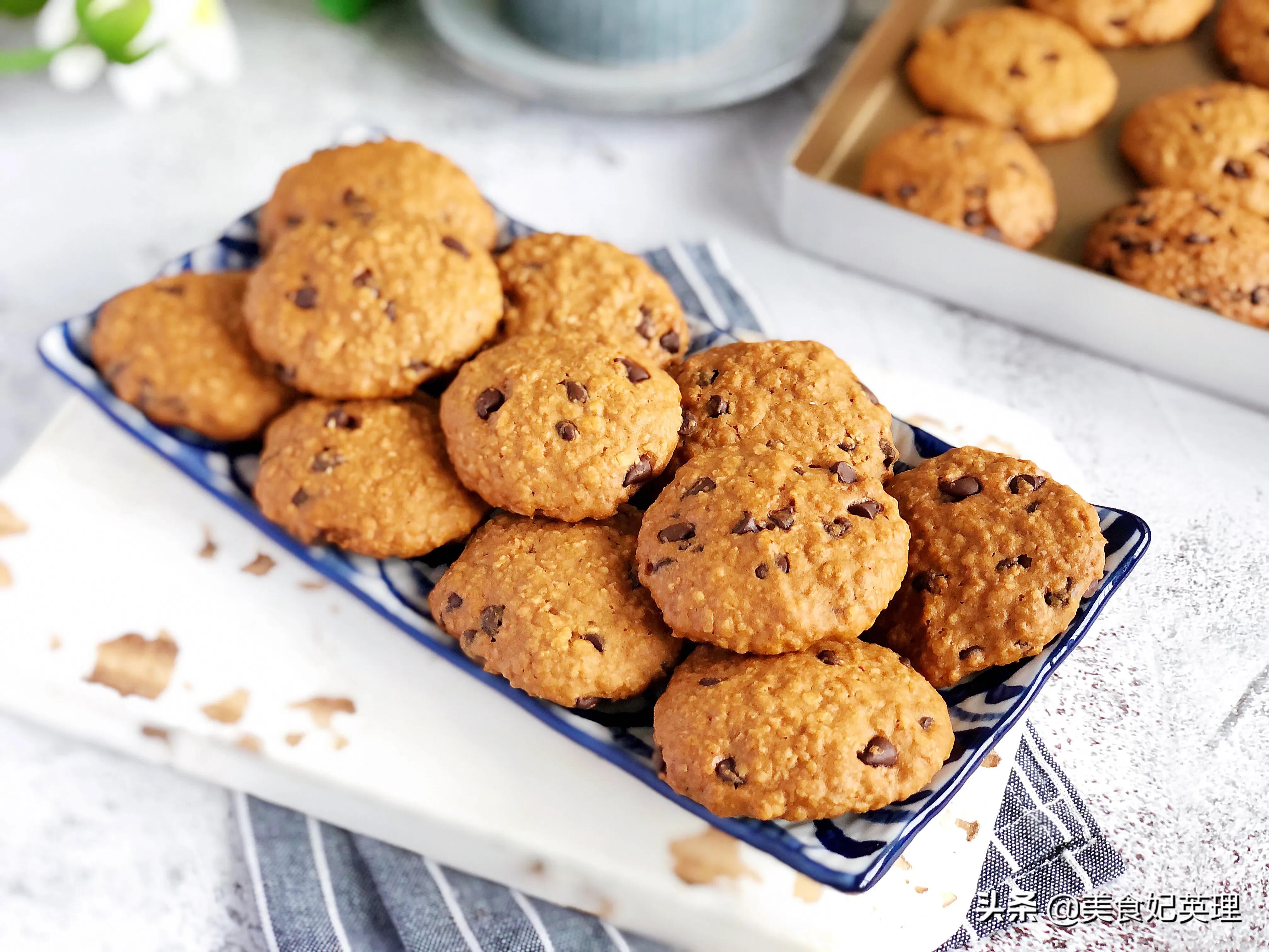 自己做低脂粗粮饼干无黄油,粗粮黄油饼干
