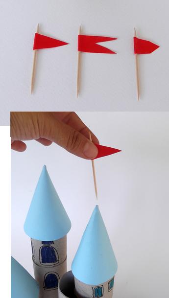 用纸板做的简单城堡大全,用纸板做一个公主城堡