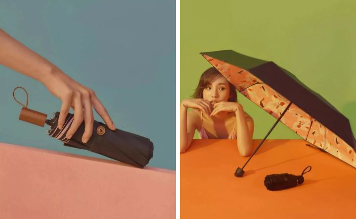 胶囊伞晴雨两用伞,高颜值透明长柄伞推荐