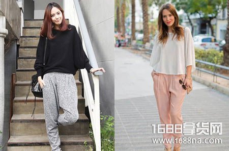 哈伦裤搭配什么样的上衣好看,哈伦裤搭配什么上衣穿好看
