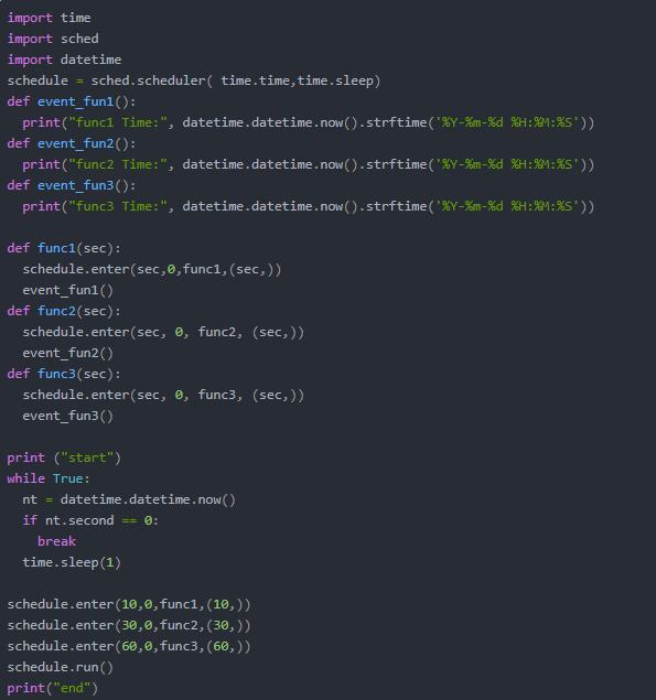 python定时指令讲解,python定时任务图解