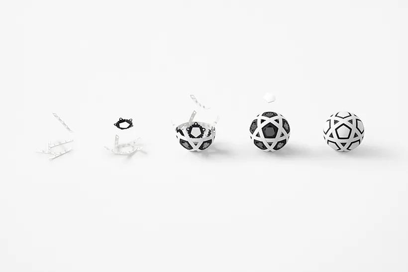 nendo佐藤大创新之作，一款不用充气的足球