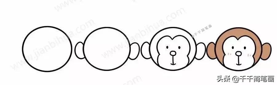 各种小动物头像简笔画图片,简笔画小动物情侣头像