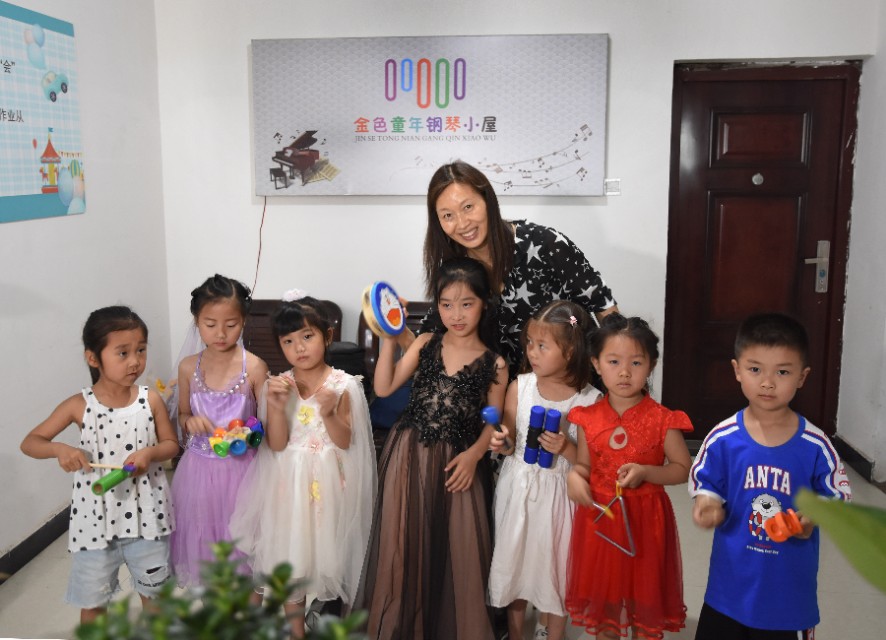 淮阳金色童年钢琴小屋引领孩子们走向正规的艺术道路