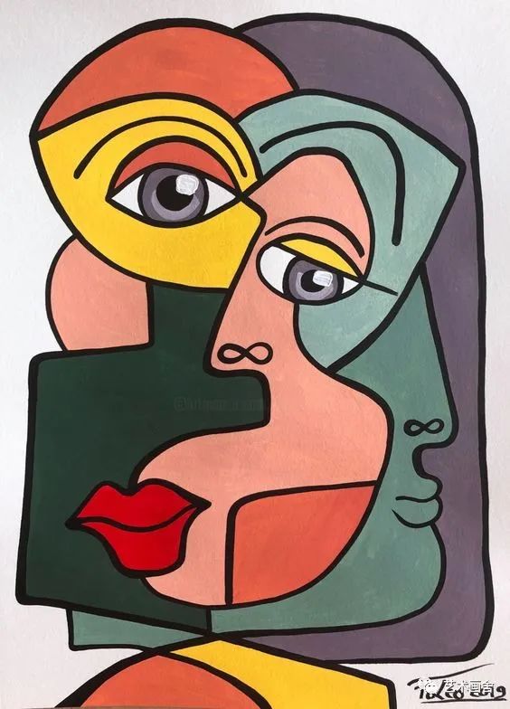 儿童画素材｜人物抽象艺术