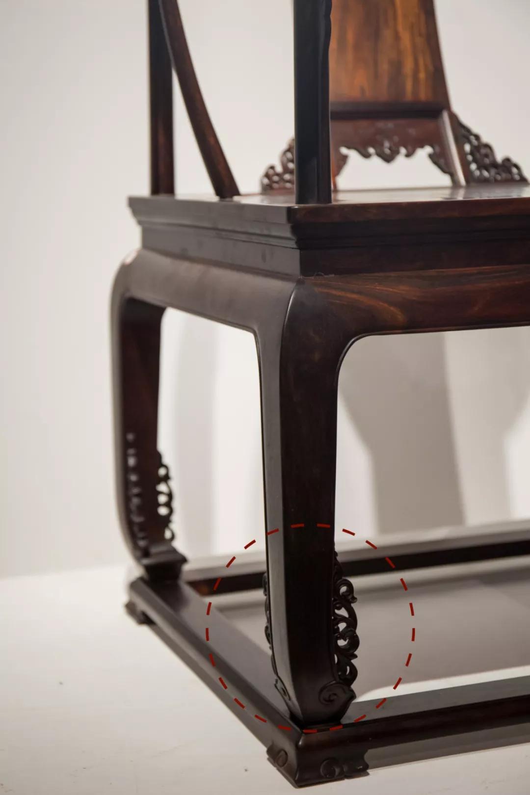 小叶紫檀如意云纹圈椅,小叶紫檀皇宫圈椅