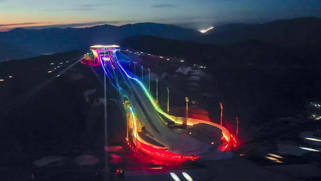 张家口崇礼奥运赛场情况视频,张家口世界冰雪大世界