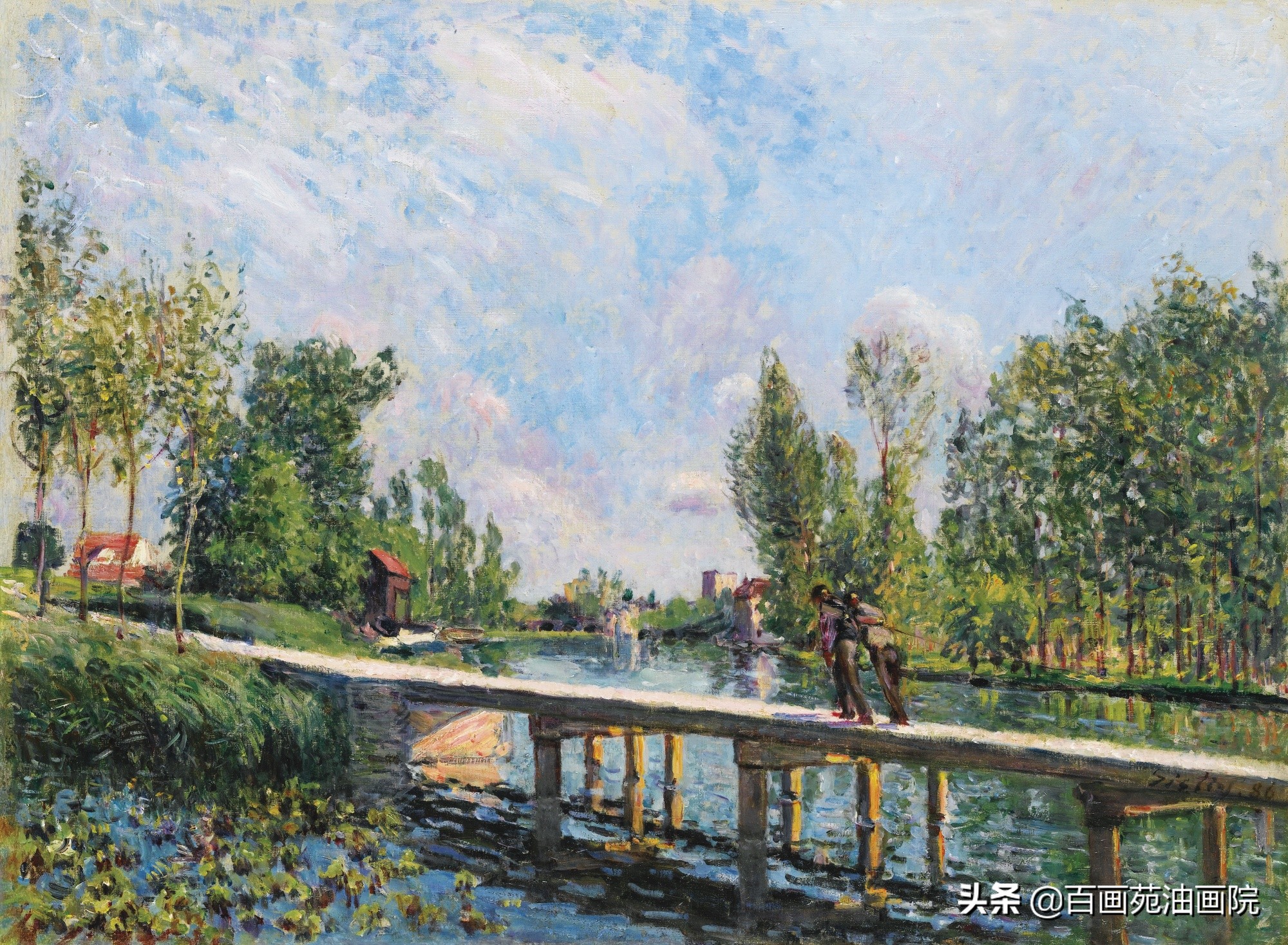 零基础画油画风景国外大师,油画如何画夜晚的云景