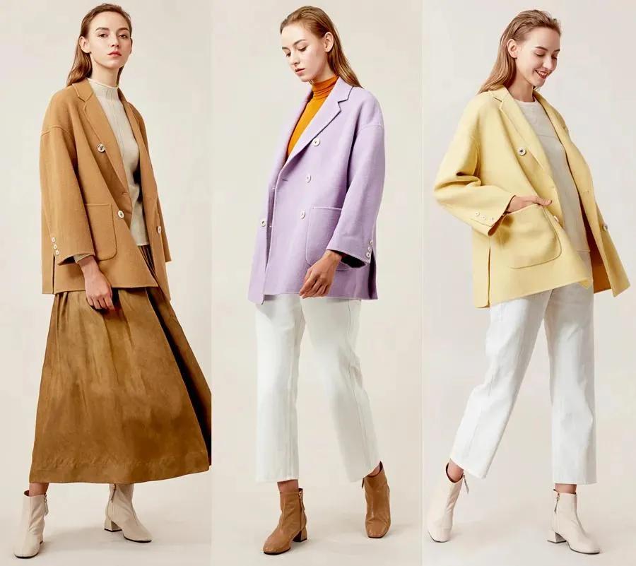 大格子大衣好看吗,焦糖色大衣好看吗