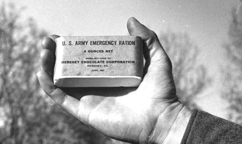 世界上最难吃的巧克力排行榜,二战巧克力口粮