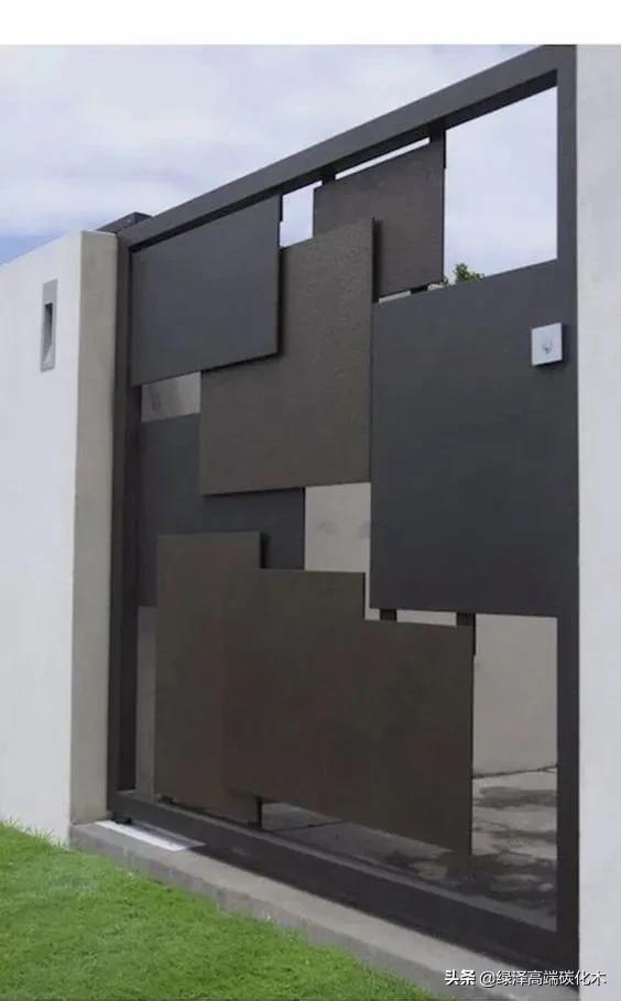 庭院栅栏门制作,庭院围墙护栏栅栏门