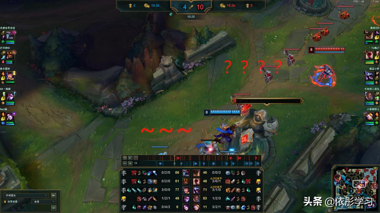 盖伦超强玩法之相位猛冲职业赛,盖伦上单教学打法思路教程