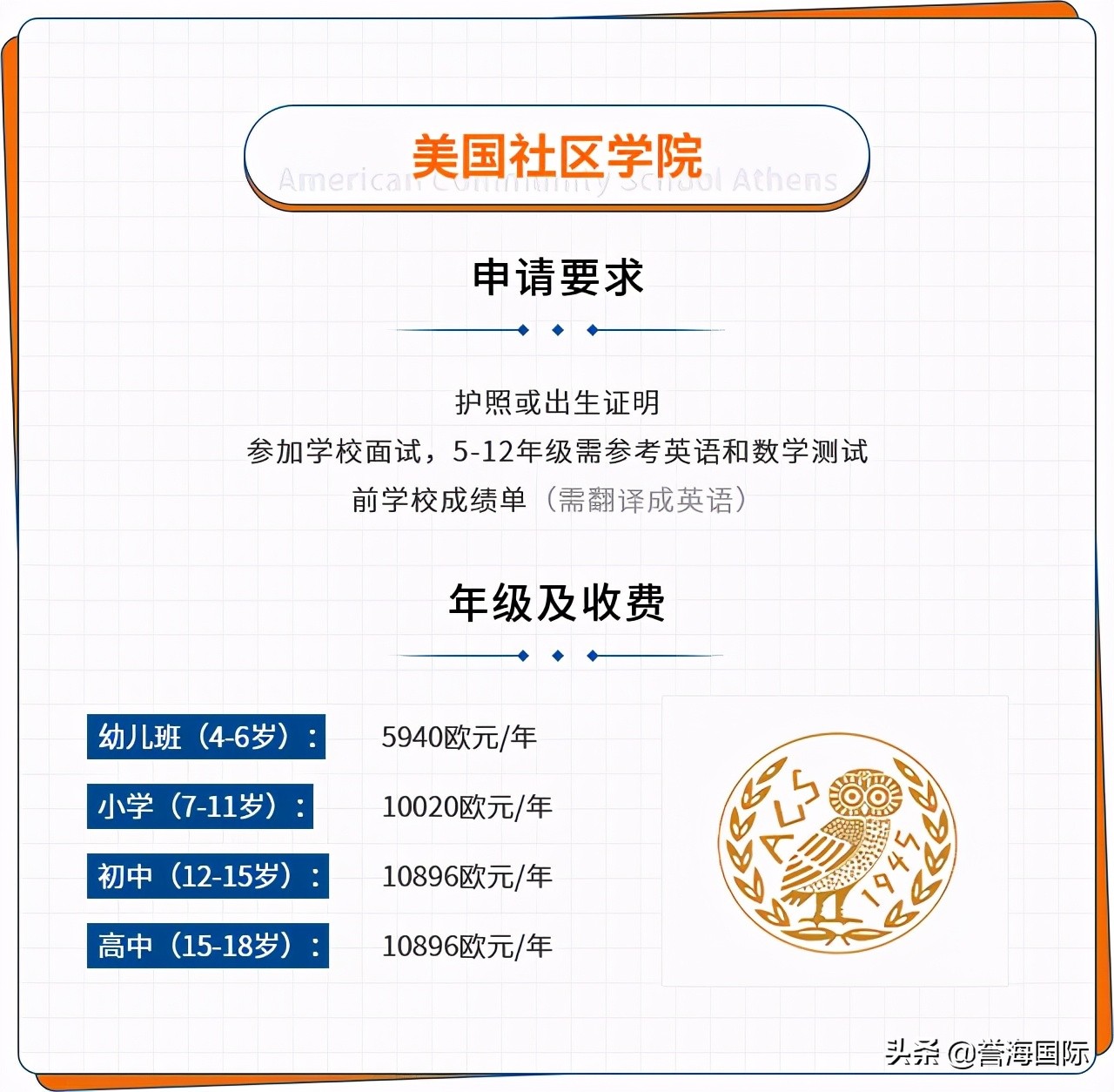 希腊十大顶级国际学校,希腊国际学校教育