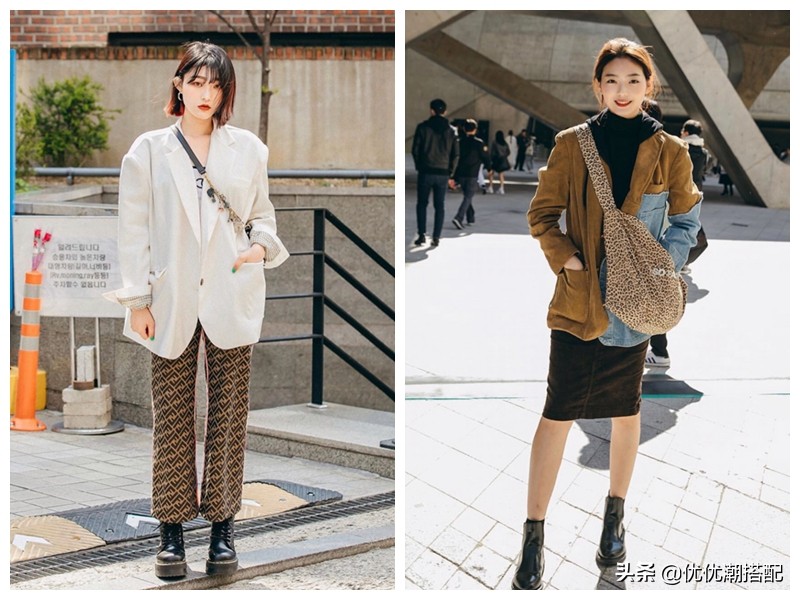 韩国显瘦显高显白服装搭配,30套最火的韩系穿搭简单又好穿