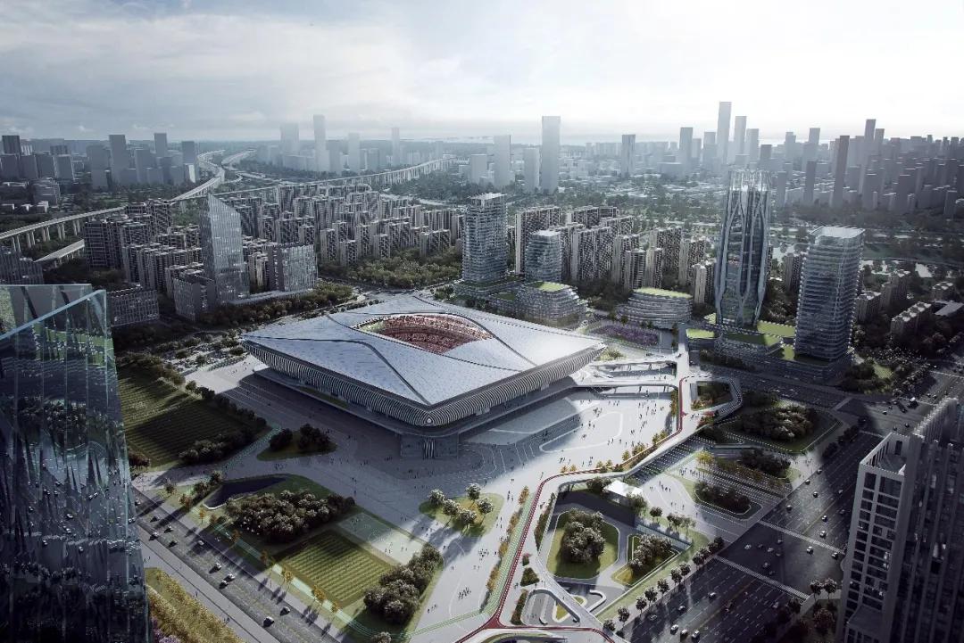 华建上海院+扎哈+iDEA在西安国际足球中心国际竞赛中胜出