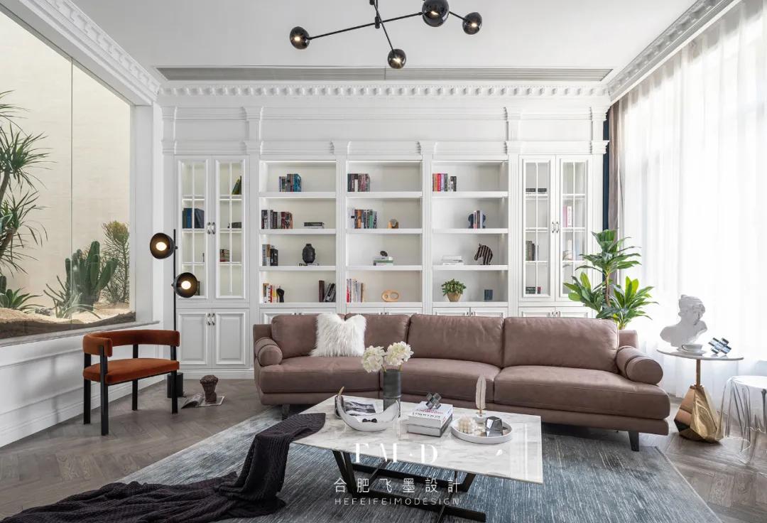 沙发不靠墙的简单装修风格效果,沙发不靠墙的客厅该怎样设计好看