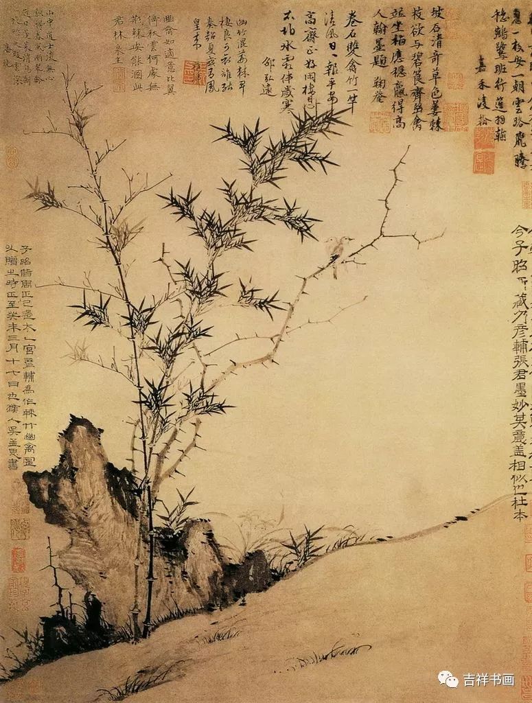 竹文化的主题绘画,以竹为题材的绘画珍品