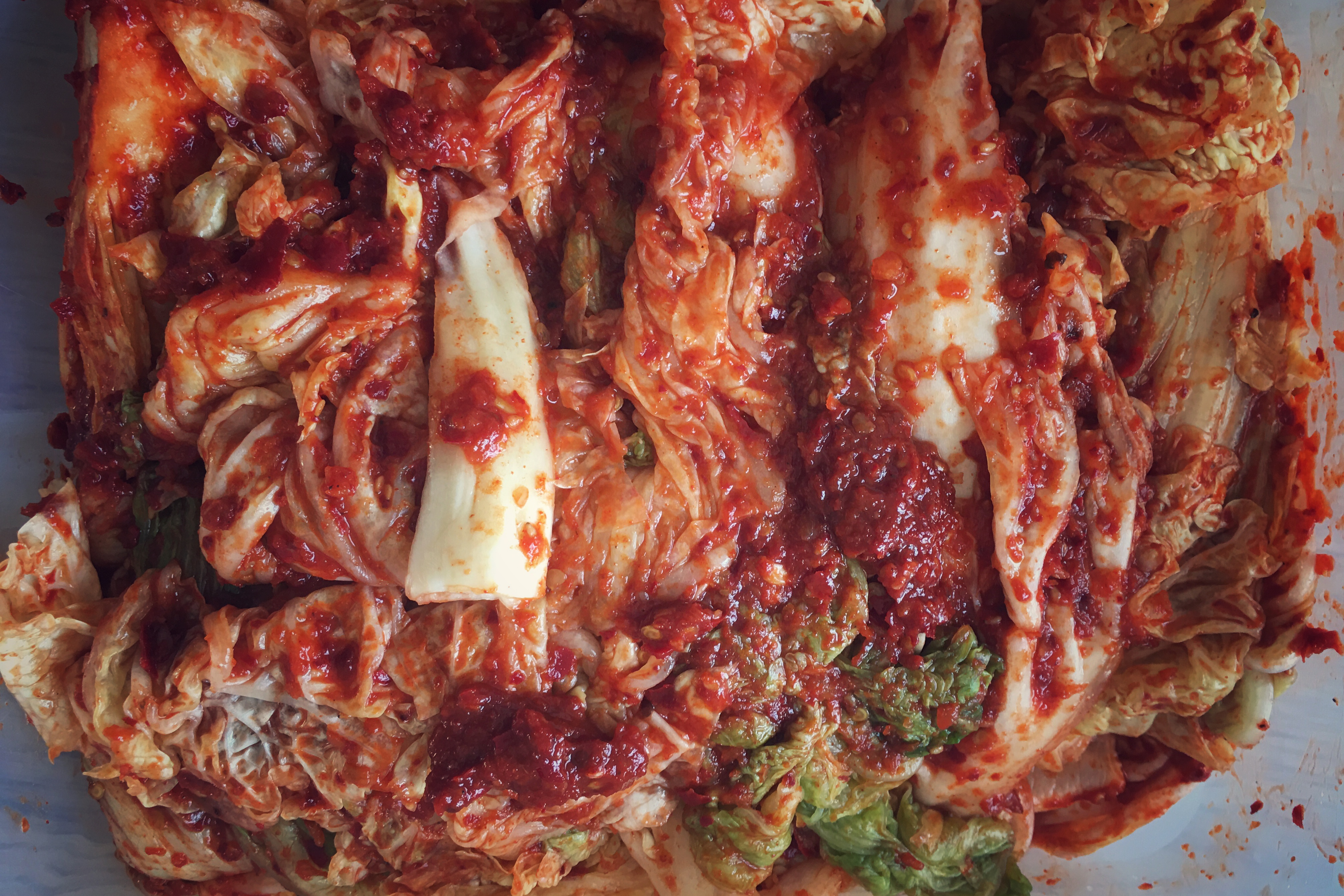 兴森一家制作韩国正宗泡菜全过程,韩国泡菜酸甜萝卜做法