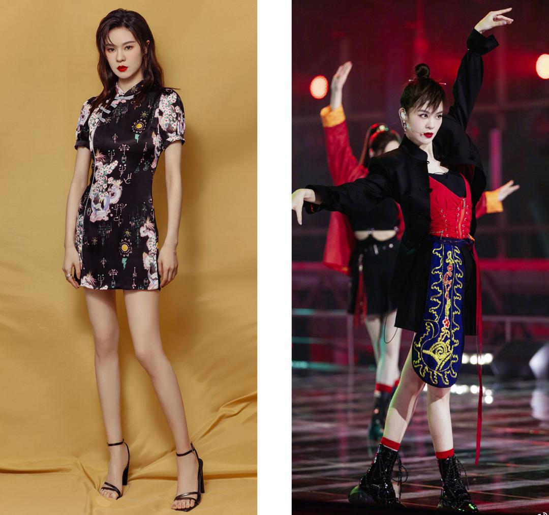 黄龄穿搭机能风衣,lisa黄龄穿搭