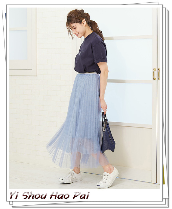 女生网纱裙穿搭技巧,夏天半身网纱裙的穿搭方法