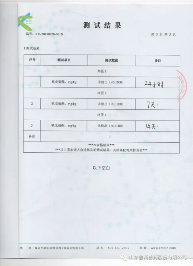 “三维一体”的鸡红螨鲁西解决方案