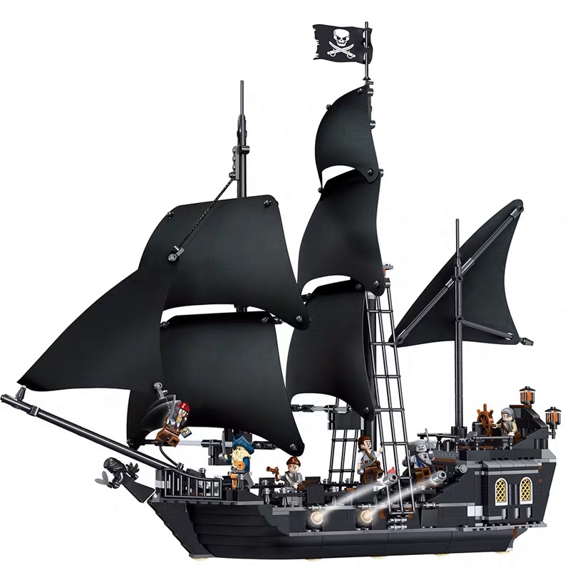 乐高海盗船加勒比黑珍珠号拼装,乐高一共有哪些海盗船