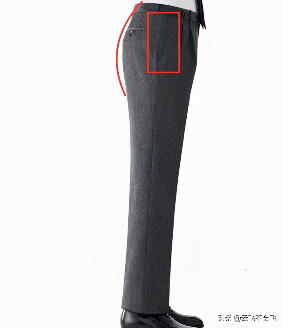 西裤合适的样子,理想型西裤