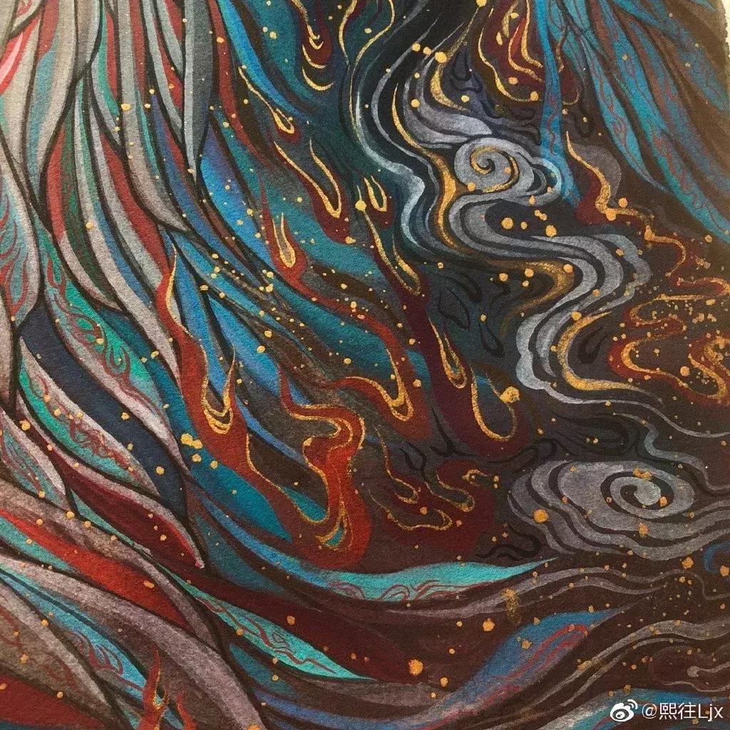 古风绘画线描,100张绝美古风女线描手绘