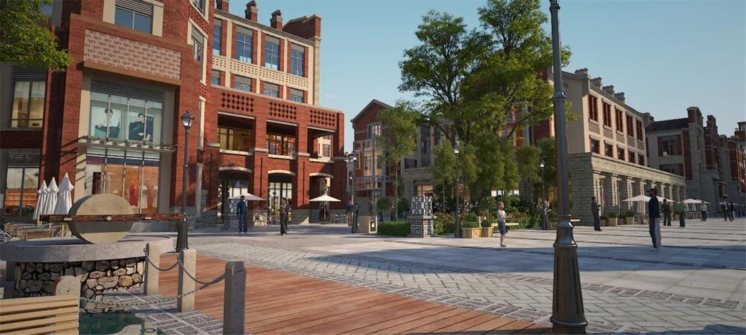 大卫新作｜石河子市1950商业街区,原1号小区概念规划