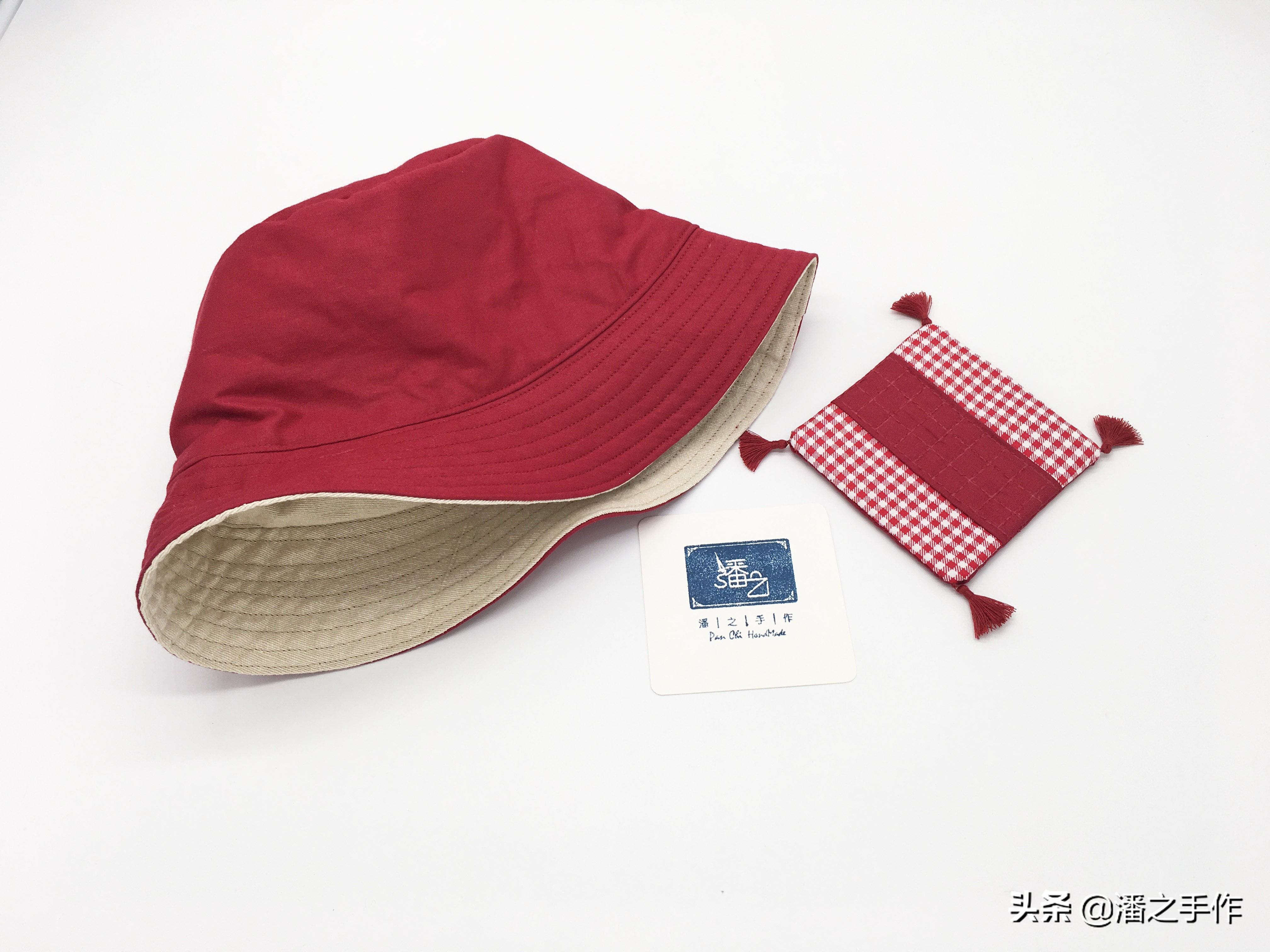 厚布料渔夫帽裁剪教程,用布料做渔夫帽的教程视频