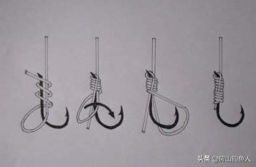 既简单又牢固的绑鱼钩方法,五种常用鱼钩的绑法总有一种适合