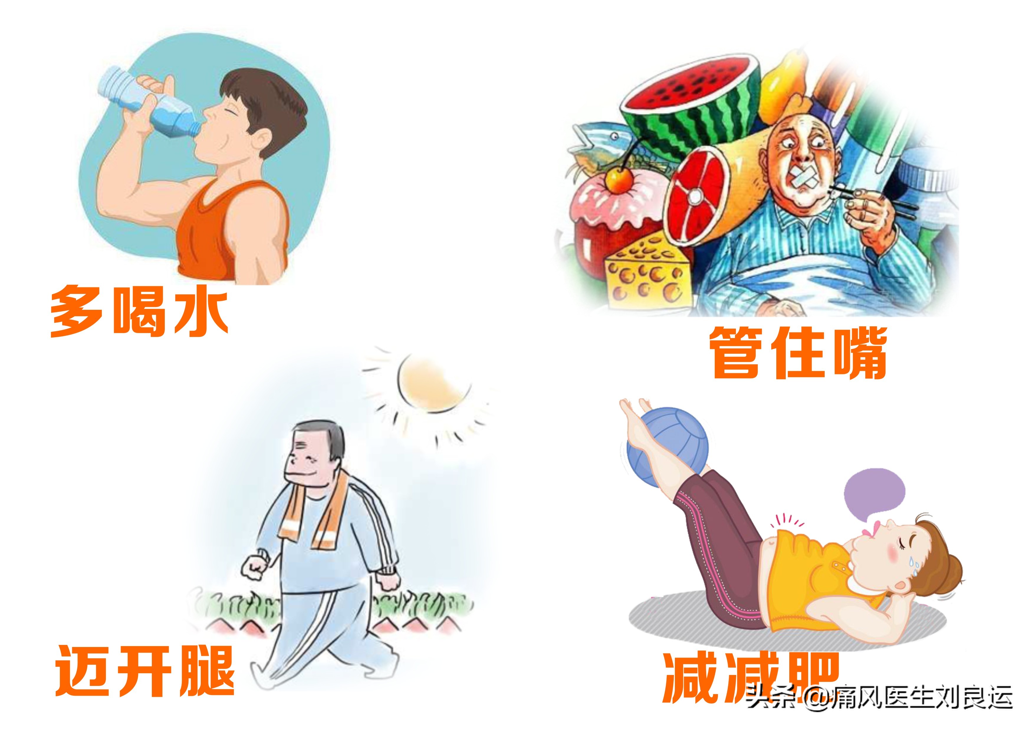 痛风医生建议不手术治疗,痛风尿酸高医生说不用吃药多喝水