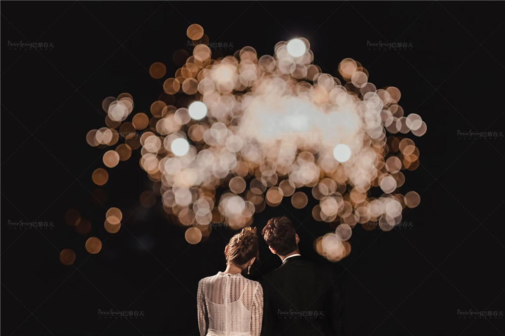 夜景拍摄小清新风格摩托婚纱照,夜景婚纱照个性