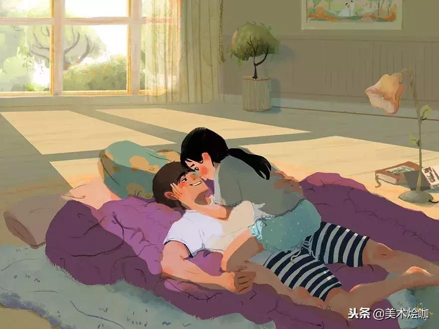 少女心爆棚的唯美插画,软萌插画清新少女心