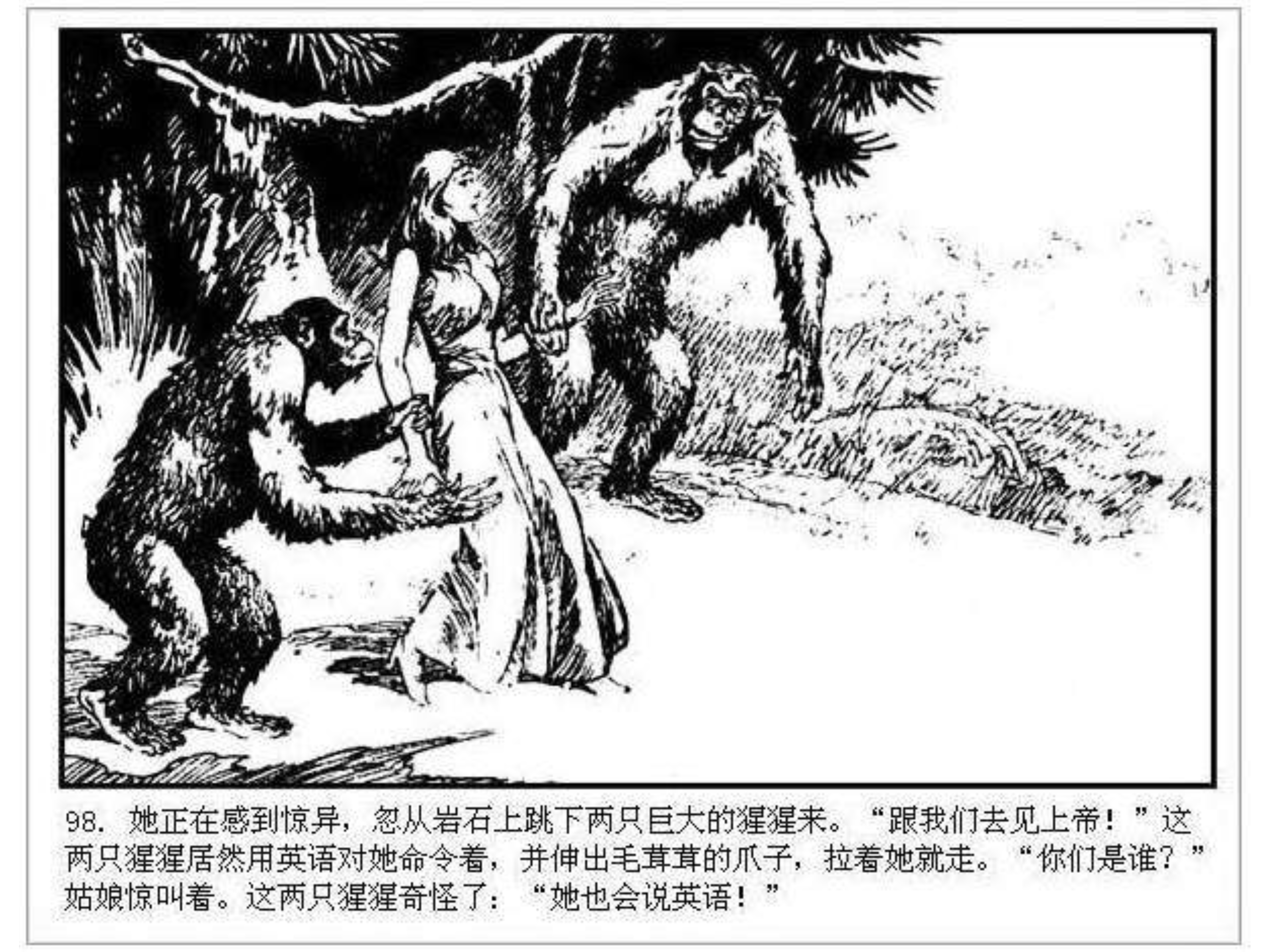 人猿泰山之英雄归来书,连环画泰山