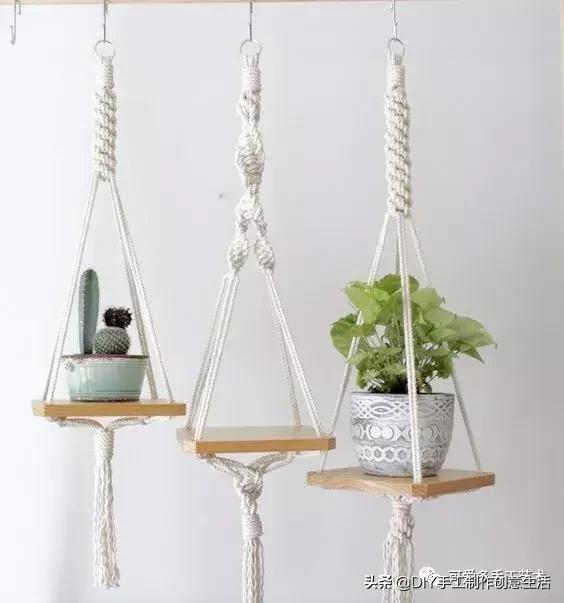 挂式收纳网袋钩织,钩织各种购物网袋收纳神器教程