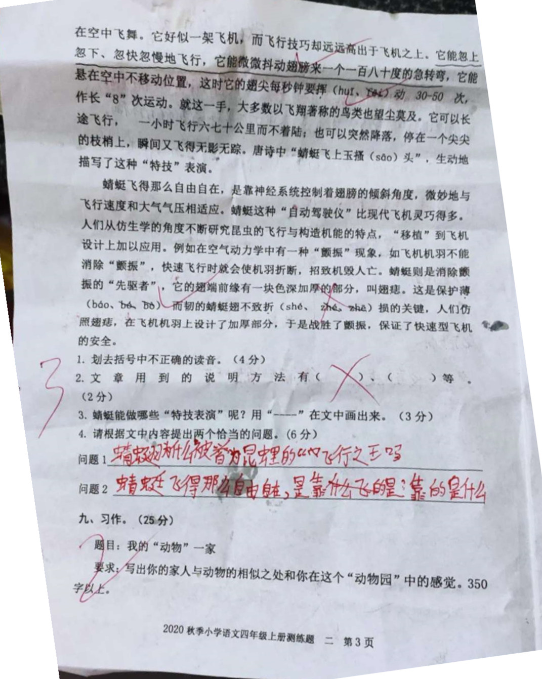 四年级测验20.5分，家长看了血压飙升，网友建议“练个小号”