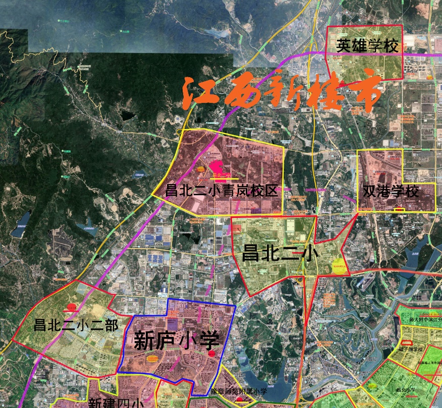 南昌青云谱学区划分最新规划,南昌2024小学区划分图青云谱