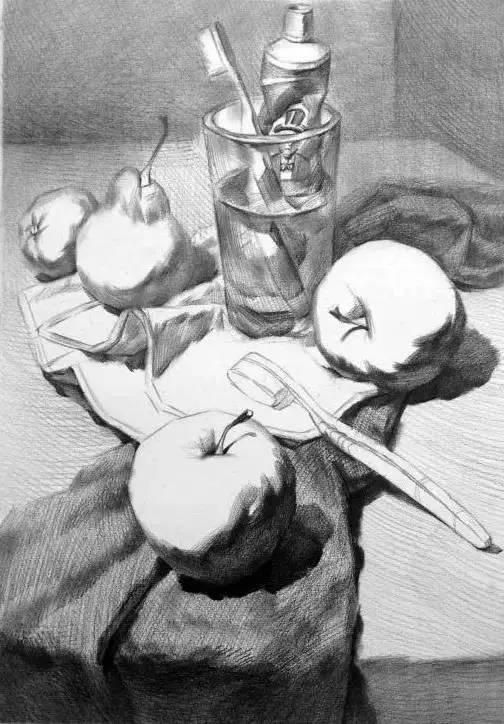 素描不会画实物怎么办,素描静物不会深入刻画