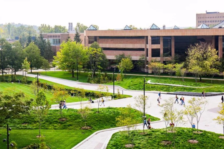 一条景观步道,一条景观路设计图片