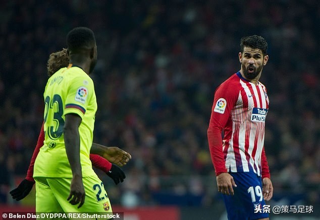 格列兹曼和科斯塔吵架,迭戈科斯塔4场7球