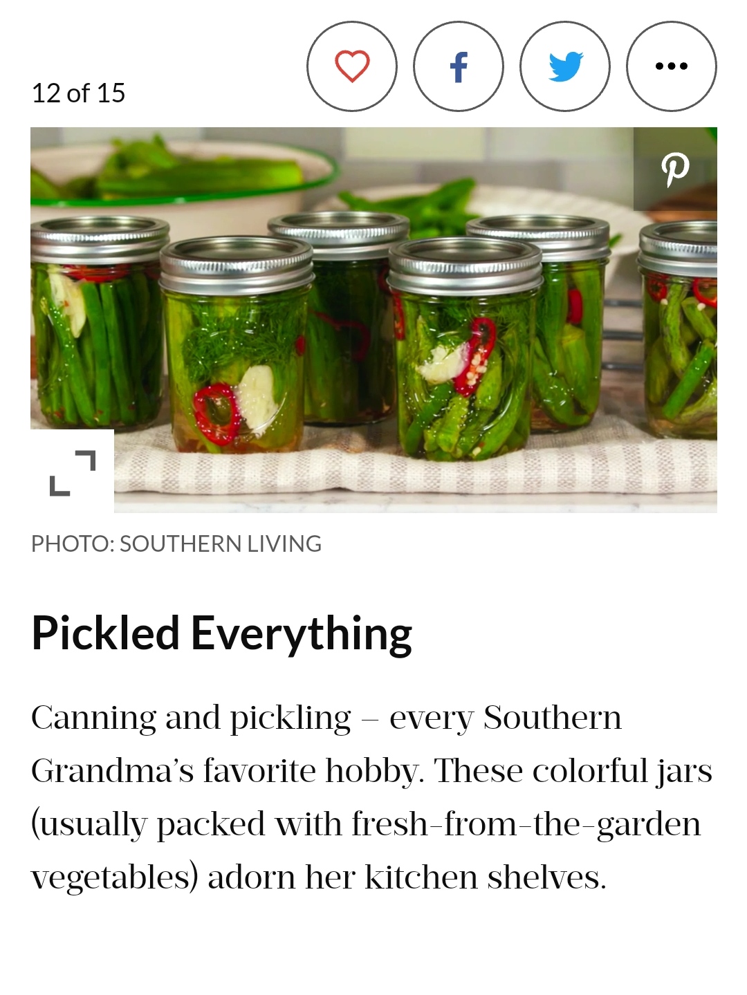 每个美国南方奶奶的厨房里都有15种原料