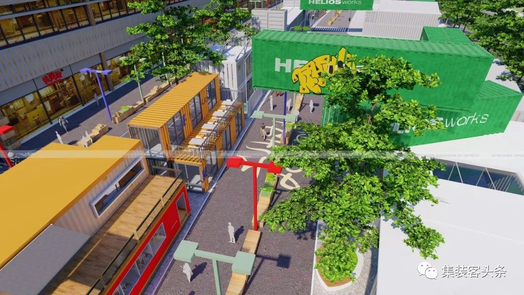 集装箱创意商业,集装箱创意设计商业空间