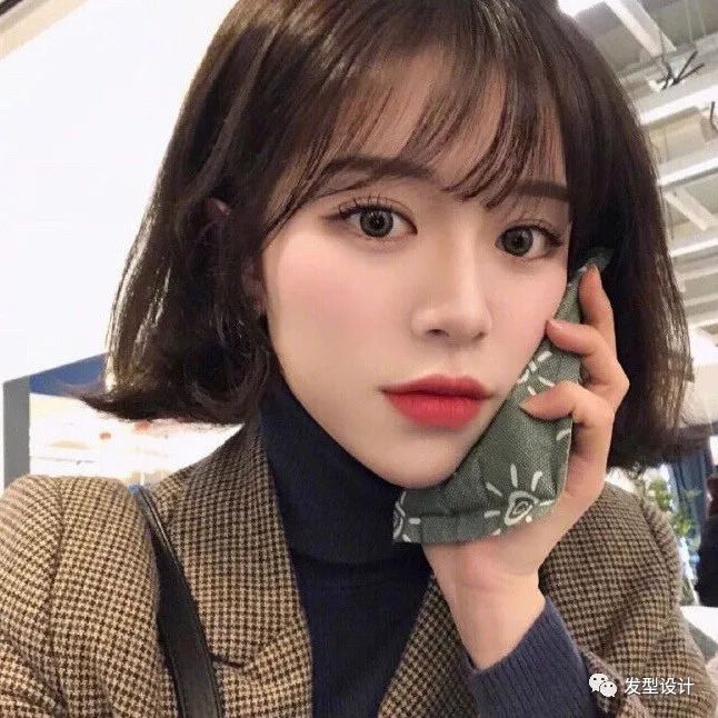 八大网红刘海短发,无刘海短发发型女