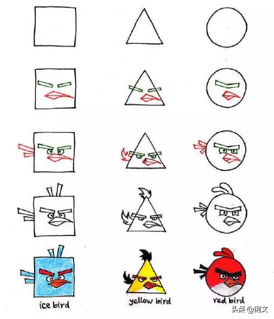 简笔画小动物100种可爱幼儿园,6-12岁儿童绘画简笔画小动物