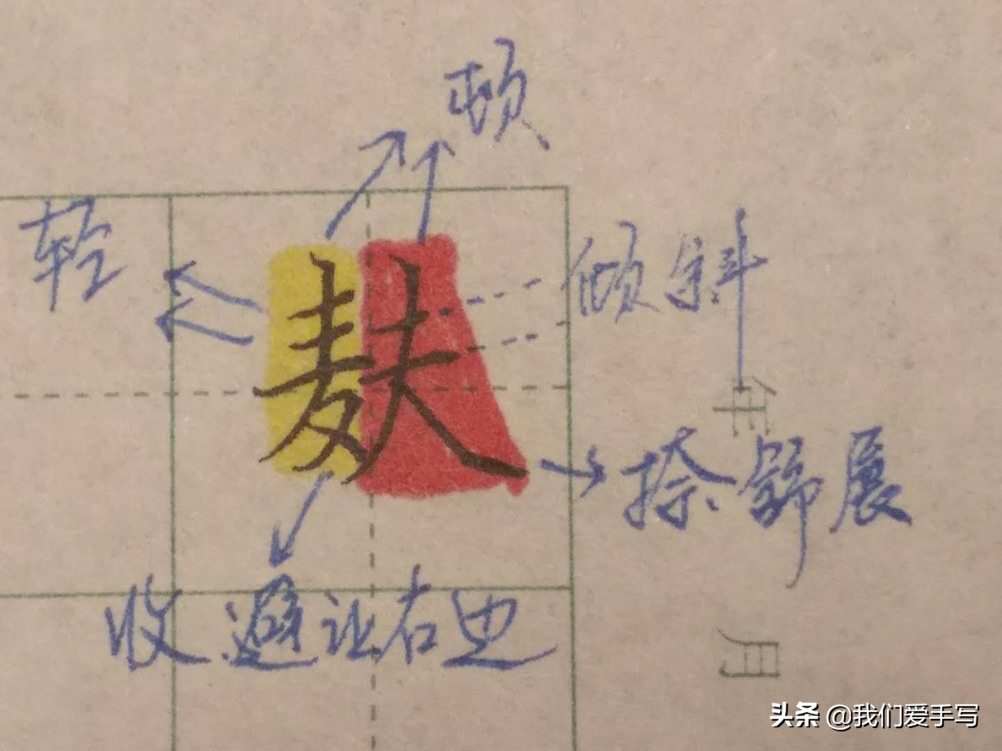 写字也是有技巧的,写字又快又准怎么练