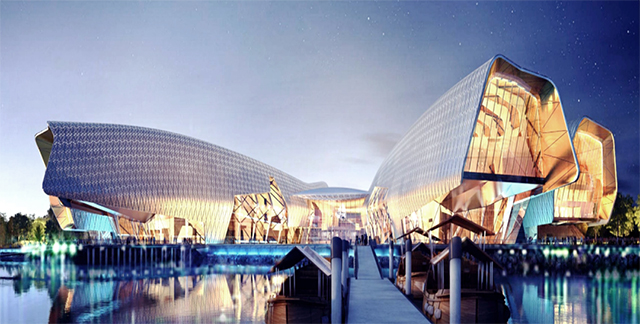 以北美商业为建筑范本，枫情商业广场主题商业街设计别具一格